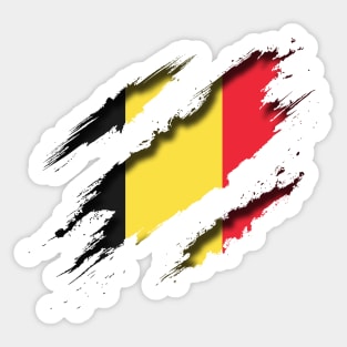 Belgium Shredding Sticker